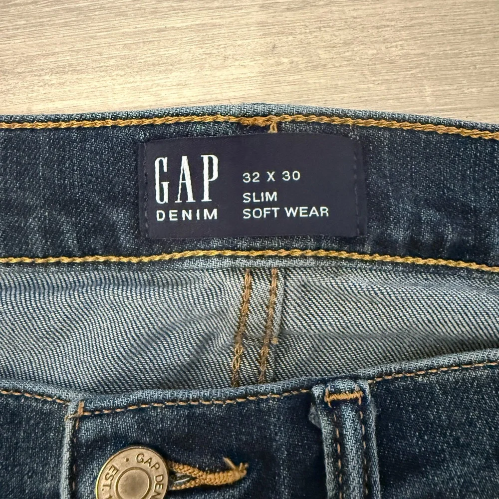 Gap Men’s Slim Soft Wear Jeans 32x30 Classic Straight Leg